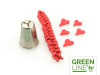 Garniertülle Herz GREENLINE