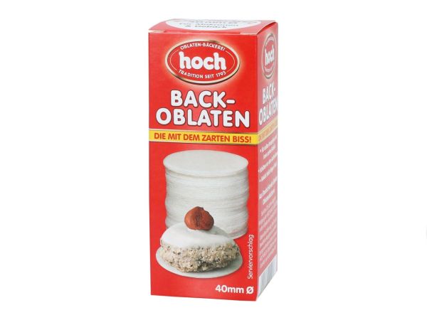 Back-Oblaten 4cm 100 Stück