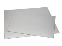 Cakeboard rechteck 40x30cm silber 4mm