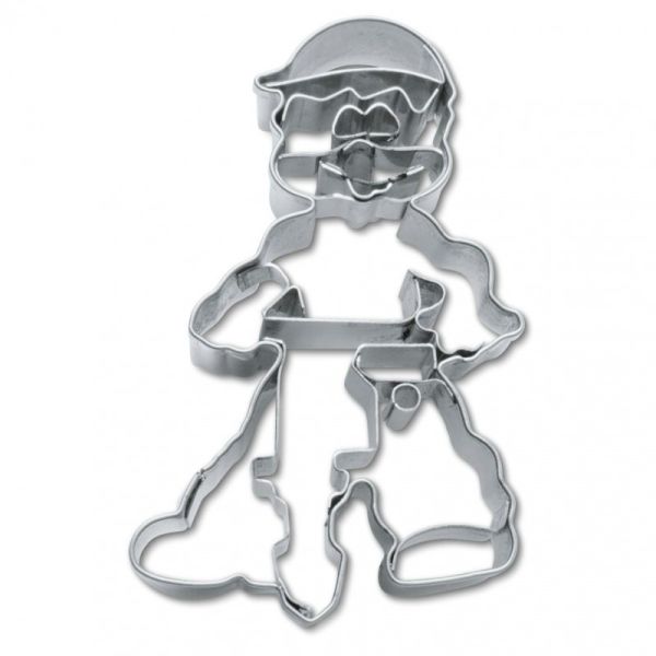 Städter - Ausstecher mit Prägung - Bauarbeiter - ca. 6,5 cm