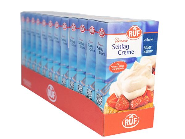 12x RUF Schlagcreme 2er Pack 2x40g