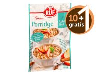 RUF Porridge Zimt Apfel 65g 10+1 gratis