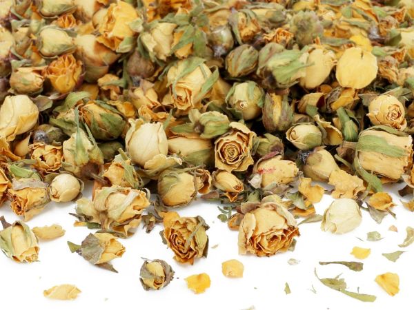 Rosenknospen gelb, natur 30g