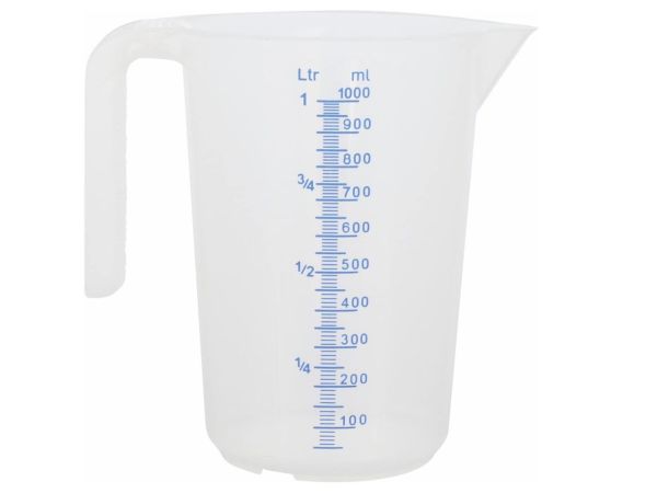 Messbecher mit Skala 1 L