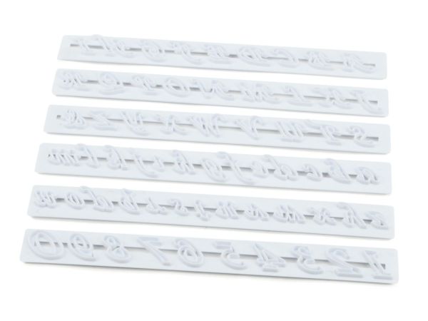 Buchstaben-Ausstecher Set Kunststoff