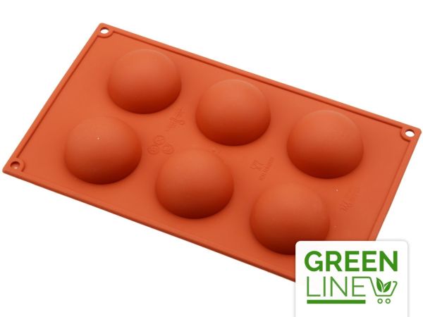 Silikonform klein Halbkugel 60mm