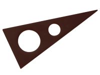 Silikonform für Aufleger Dreieck