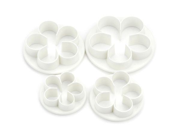 5-Blatt Blütenausstecher Set 4tlg.