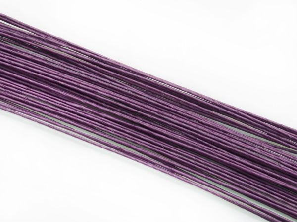Blumendraht violett 24G 50 Stück
