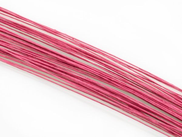 Blumendraht pink 24G 50 Stück