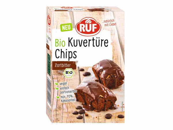 RUF Bio Kuvertüre Chips 150g