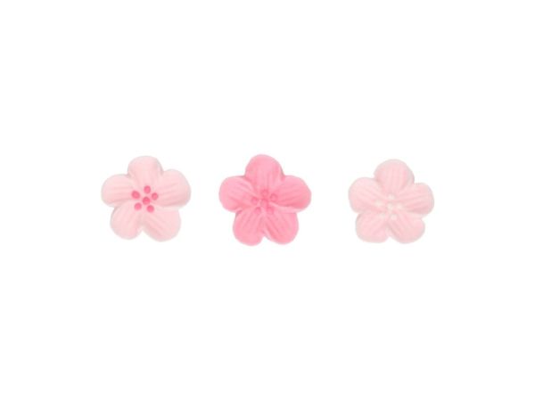 FunCakes Zuckerdekorationen Rosa Blumen 24 Stück