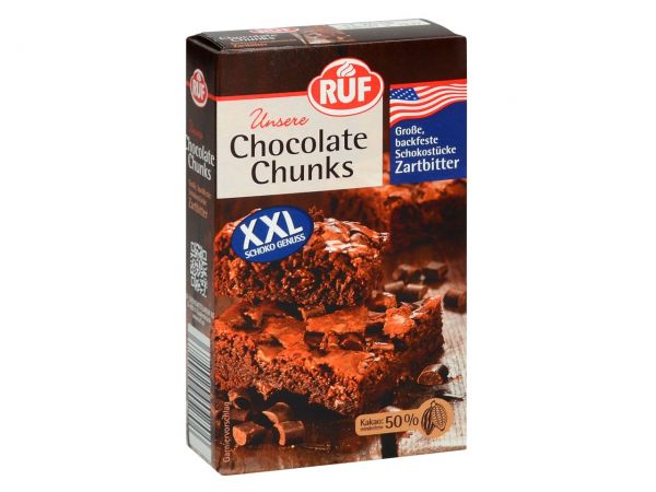 RUF Chocolate Chunks Zartbitter 100g