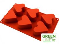 Silikonform klein Herz