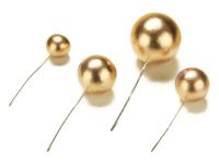 Bubbles Einstecker gold 4 Stück