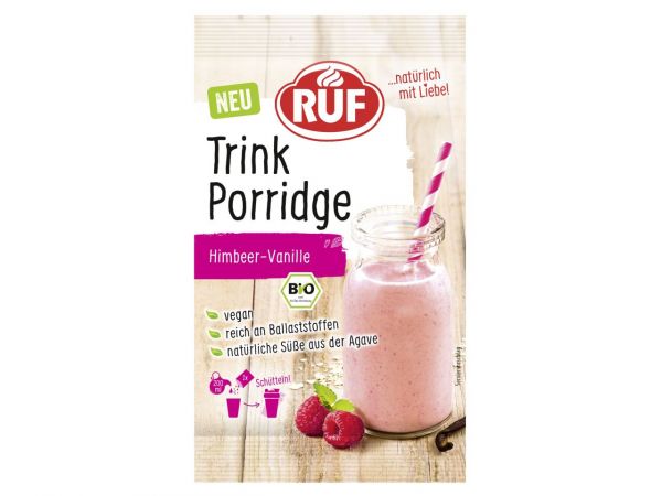 RUF Trink Porridge Himbeer Vanille 50g