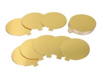 Golden Plate mit Griff 9cm gold glänzend 20 Stück