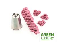 Garniertülle Vermicelle Stern groß GREENLINE