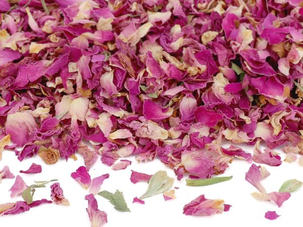 Rosenblütenblätter velvet, natur 20g