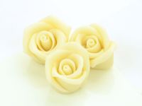 Marzipan-Rosen mittel weiß 36 Stück