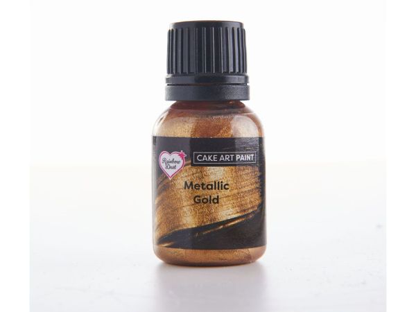 Metallic-Lebensmittelfarbe Gold 24g