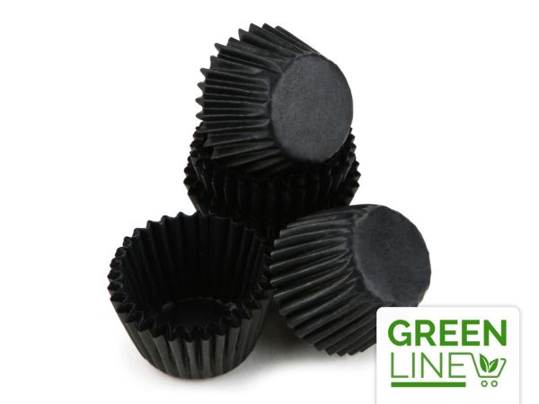 Pralinenkapseln 25mm schwarz 2000 Stück