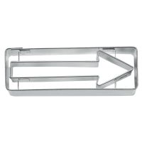 Städter - Ausstecher mit Prägung - Einbahnstraße - ca. 7 cm