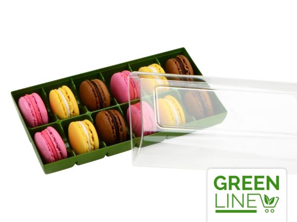 Macaron Verpackung grün 12er