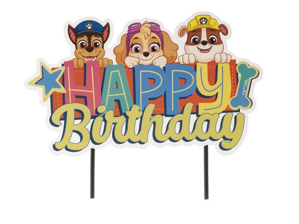 Cake Topper Papier Paw Patrol 16,5x15cm
