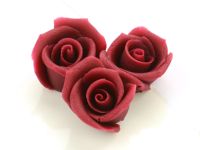 Marzipan-Rosen mittel bordeaux 36 Stück