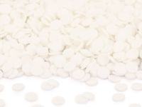 Streudekor Konfetti groß weiß 80g