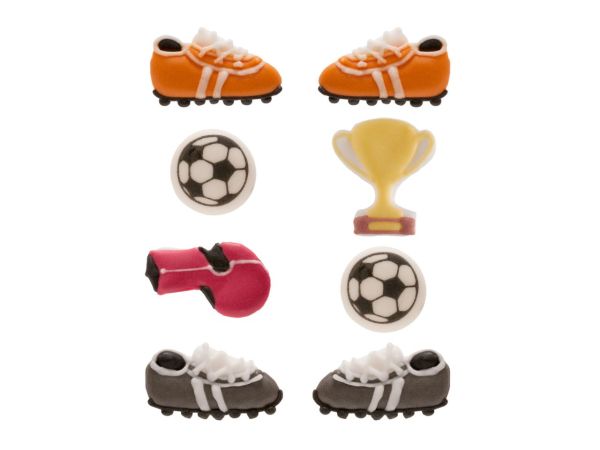 Zuckerdekor Fußball 8 Stück