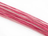 Blumendraht pink 24G 50 Stück