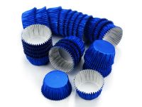 Alu-Kapseln 24mm blau 25 Stück