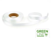Satinband weiß 14mm, 30 Meter GREENLINE