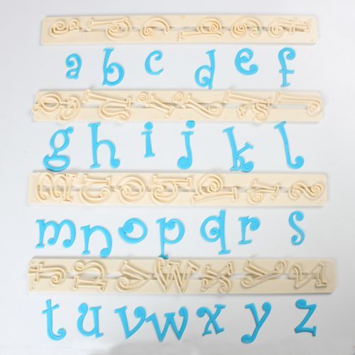FMM - Ausstecher- Funky ( Lower case) Alphabet Cutter Set