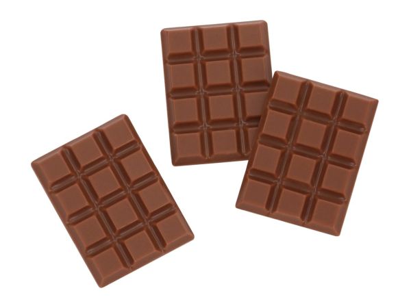 Mini-Schokoladentafeln Vollmilch 96 Stück