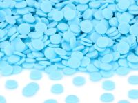 Streudekor Konfetti groß hellblau 80g