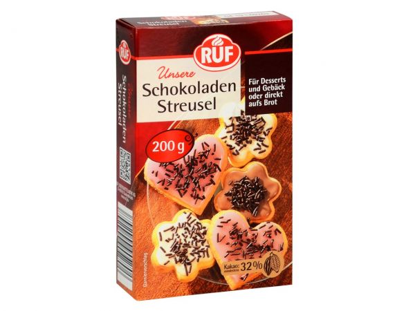 RUF Schokoladen Streusel 200g