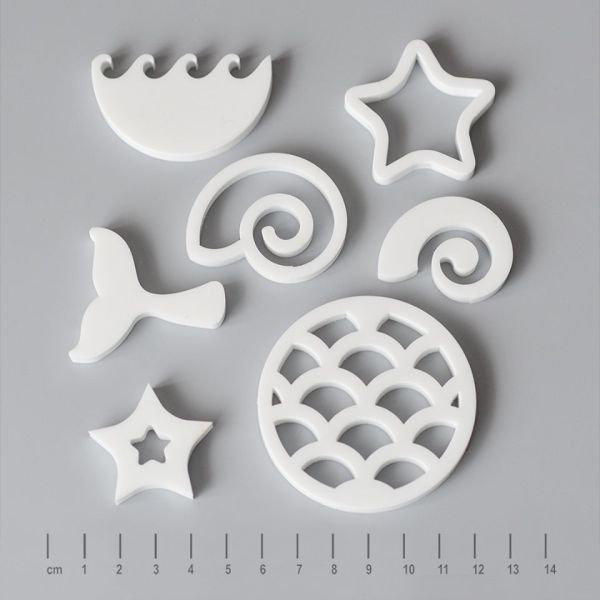 Sugar Press Set - Unterwasserwelt - 7 Teilig