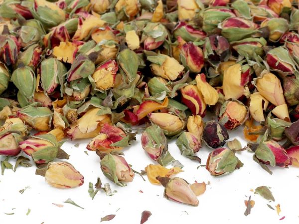 Rosenknospen gelb-rot, natur 30g