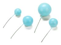 Bubbles Einstecker hellblau 4 Stück