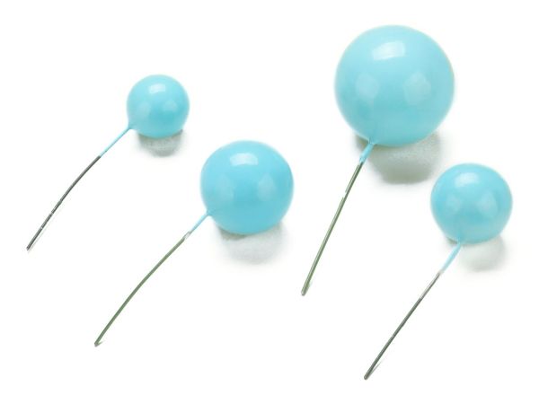 Bubbles Einstecker hellblau 4 Stück