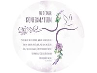 Tortenaufleger Konfirmation Kreuz 20cm rund