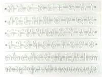 Buchstaben- und Zahlen Ausstecher Indie Flower