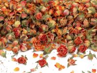Rosenknospen orange, natur 30g