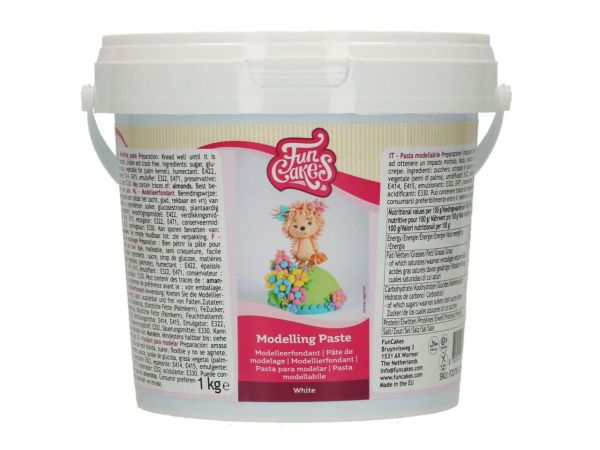 FunCakes Modellierpaste Weiß 1kg