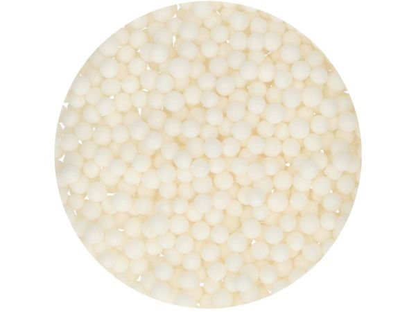 FunCakes Weiche Zuckerperlen Weiß 60g