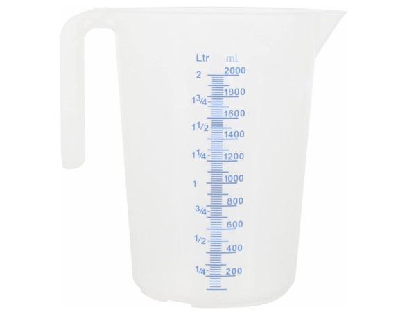 Messbecher mit Skala 2 L