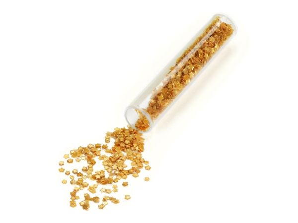 Konfetti Sterne gold 2,8g